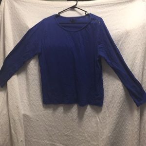 Gap XL women’s cobalt blue shirt